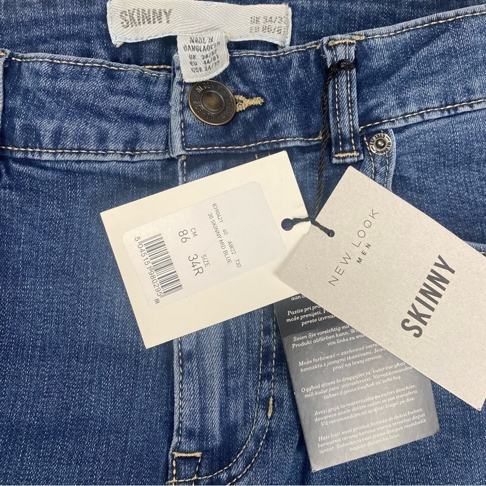 NWT Men’s New Look Skinny Jeans - Picture 6 of 6